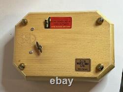 Reuge Music Jewelry Box Plays Theme De Paganini See Video Rare