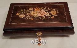 Reuge Music Large Musical Jewelry Box With 18 NT MT-(Choose Tune In Item Detail)