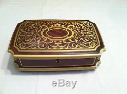 Reuge Music Large Musical Jewelry Box With 30 Note Movement-MinuetW. Mozart