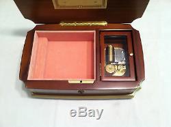 Reuge Music Large Musical Jewelry Box With 30 Note Movement-MinuetW. Mozart