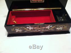 Reuge Music Mother Of Pearl Inlaid Music Box-36NT MVT-All I Ask Of YouA. Webber