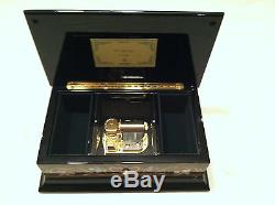 Reuge Music Mother of Pearl 30 Note Inlaid Music Box-The Spring A. Vivaldi