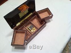 Reuge Music Musical Jewelry Box With 30 Note-18th Variations-S. Rachmaninoff