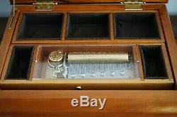 Reuge Music Switzerland Jewelry Box 15x12x5 Reuge 10256 72 Notes