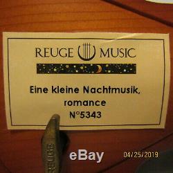 Reuge Music Switzerland Music Box (Violin) stands 10 high