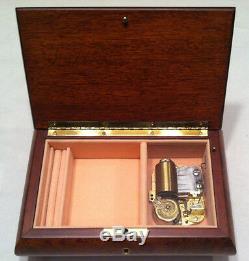 Reuge Music Traditional Vintage Music Box With 36 Note-L'Amour Est Bleu