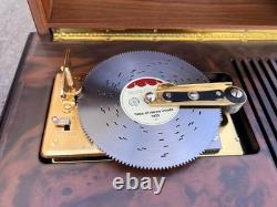Reuge Music Treasure Chest 4-1/2 Disc Movement Music Box Set of 4 Discs MIB New