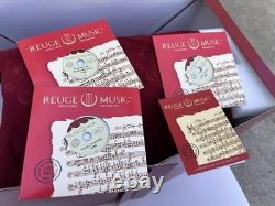 Reuge Music Treasure Chest 4-1/2 Disc Movement Music Box Set of 4 Discs MIB New