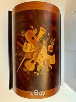 Reuge Music Treasure Chest 4-1/2 Disc Movement Music Box With Set of 9 Discs