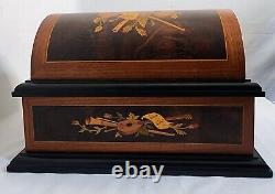 Reuge Music Treasure Chest 4-1/2 Disc Movement Music Box With Three Discs