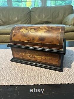 Reuge Music Treasure Chest 4-1/2 Disc Movement Music Box includes Only 1 Disc