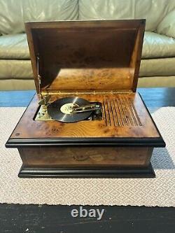 Reuge Music Treasure Chest 4-1/2 Disc Movement Music Box includes Only 1 Disc