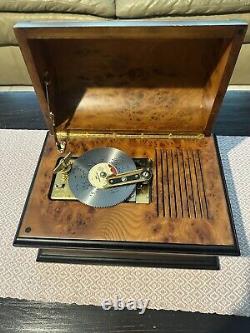 Reuge Music Treasure Chest 4-1/2 Disc Movement Music Box includes Only 1 Disc
