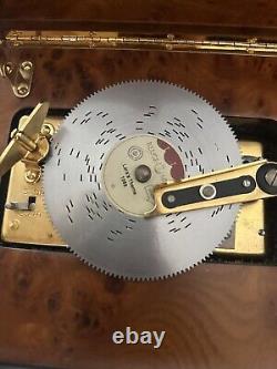 Reuge Music Treasure Chest 4-1/2 Disc Movement Music Box includes Only 1 Disc