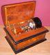 Reuge Music Treasure Chest 4-1/2 Disc Movement Music Box with Discs