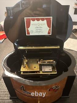 Reuge Music Upright 4-1/2 Disc Music Box With Set Of 6 Discs SWITZERLAND