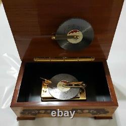 Reuge Music Upright 4-1/2 Disc Music Box With Set Of Six Discs