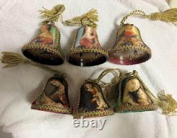 Reuge Music box Christmas Bell Ornament 6 Pieces 1994-1999