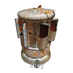 Reuge Music box carousel lipstick Swiss movement 50s/60s, Not Working & No Music Reuge Music box carousel lipstick Swiss movement 50s/60s, Not Working & No Music