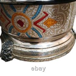 Reuge Music box carousel lipstick Swiss movement 50s/60s, Not Working & No Music Reuge Music box carousel lipstick Swiss movement 50s/60s, Not Working & No Music