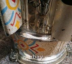 Reuge Music box carousel lipstick Swiss movement 50s/60s, Not Working & No Music Reuge Music box carousel lipstick Swiss movement 50s/60s, Not Working & No Music