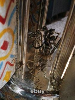 Reuge Music box carousel lipstick Swiss movement 50s/60s, Not Working & No Music Reuge Music box carousel lipstick Swiss movement 50s/60s, Not Working & No Music