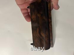 Reuge Music box with inlaid wood mirror music plays made in Switzerland