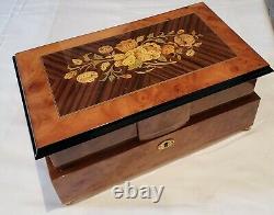 Reuge Musical Jewelry Box playing 30 note- 18th Variations on a theme Paganini