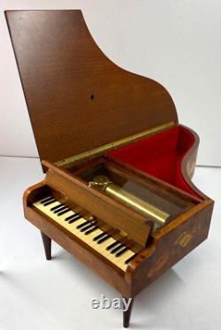 Reuge Piano Model Music Box 72 Note Key Hungarian Verified working