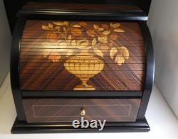 Reuge Roll top Swiss Classic Music Box 30 Note w 7 Discs Excellent