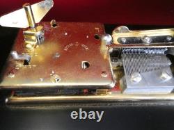 Reuge Roll top Swiss Classic Music Box 30 Note w 7 Discs Excellent