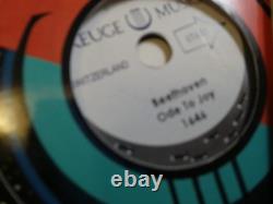 Reuge Roll top Swiss Classic Music Box 30 Note w 7 Discs Excellent