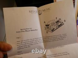 Reuge Roll top Swiss Classic Music Box 30 Note w 7 Discs Excellent