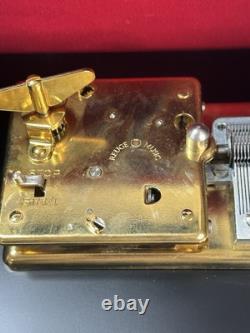 Reuge Rolltop Swiss Classic Music Box 30 Note w 5 Discs Excellent
