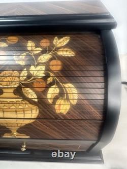 Reuge Rolltop Swiss Classic Music Box 30 Note w 5 Discs Excellent