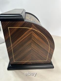Reuge Rolltop Swiss Classic Music Box 30 Note w 5 Discs Excellent