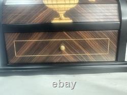 Reuge Rolltop Swiss Classic Music Box 30 Note w 5 Discs Excellent