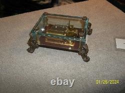 Reuge Romance 36 Note Crystal Glass Music Box Music My Heart Will Go On