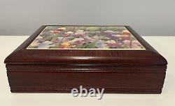 Reuge Romance 36 Note Music Box All I Ask of You Beautiful Floral