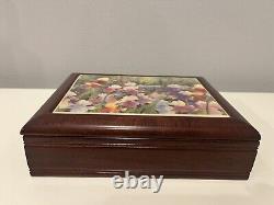 Reuge Romance 36 Note Music Box All I Ask of You Beautiful Floral