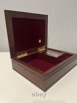 Reuge Romance 36 Note Music Box All I Ask of You Beautiful Floral
