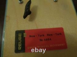 Reuge Romance Inlaid Wood Jewelry Music Box # 5984 Plays New York New York