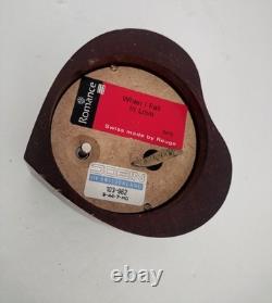 Reuge Romance heart-shaped wooden music box When I Fall In Love
