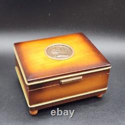Reuge Saint Croix Swiss Music Box Mozart Bronze Medallion The Magic Flute READ