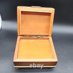 Reuge Saint Croix Swiss Music Box Mozart Bronze Medallion The Magic Flute READ