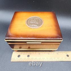 Reuge Saint Croix Swiss Music Box Mozart Bronze Medallion The Magic Flute READ