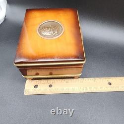 Reuge Saint Croix Swiss Music Box Mozart Bronze Medallion The Magic Flute READ