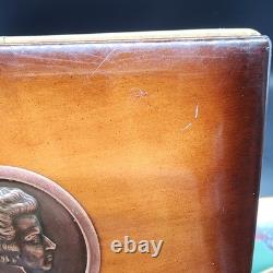 Reuge Saint Croix Swiss Music Box Mozart Bronze Medallion The Magic Flute READ