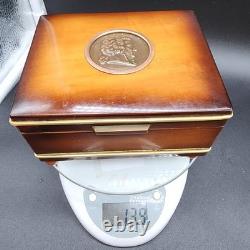Reuge Saint Croix Swiss Music Box Mozart Bronze Medallion The Magic Flute READ