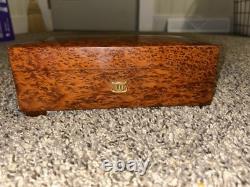 Reuge Saint-Croix Vintage Wooden Music Box 3/72 Made In Switzerland Works Great